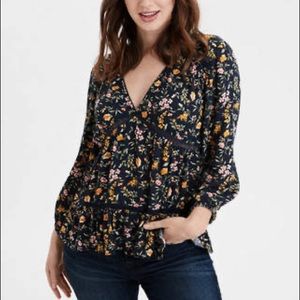 AE Boho Flower Top